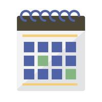 icono de calendario de mes vector