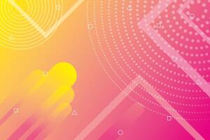 orange and pink vibrant colors background vector