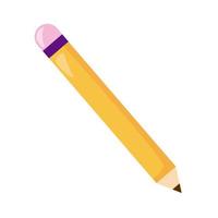 Isolated pencil icon vector