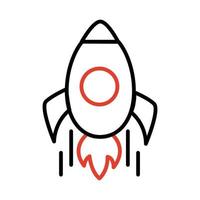rocket startup speed vector