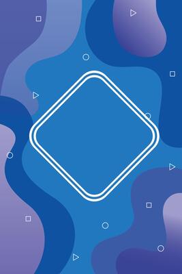 blue vibrant colors background diamond frame