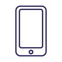 smartphone device technology isolated icon vector