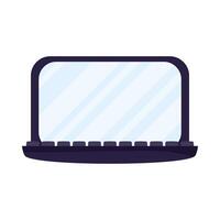 laptop computer portable isolated icon vector