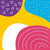 texture memphis colorful style vector