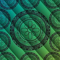 mandala background decorative motif floral vector