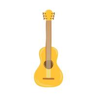 guitar musical instrument decorative icon vector