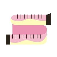 tape measure tool vector