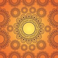 mandala background decorative motif ottoman vector