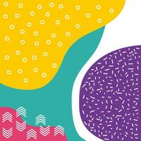 texture memphis colorful vector