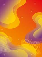 orange vibrant colors background icon vector