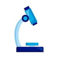 Laboratory microscope icon vector