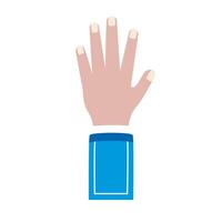 Human hand icon vector