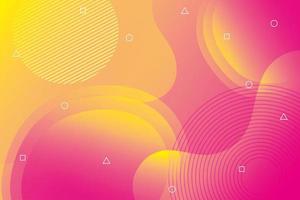 orange and pink vibrant colors background vector