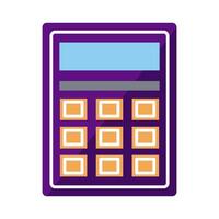 Calculator tool icon vector