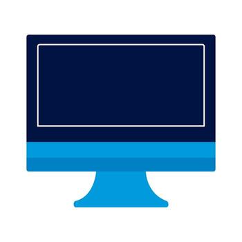 computadora digital aislada vector