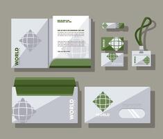 corporate identity symbol collection vector