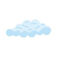 nube cielo icono natural vector