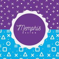 memphis style texture vector