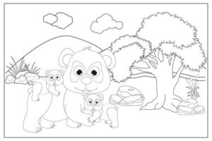 coloring pages for kids vector