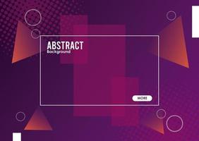 square frame colorfull abstract background template vector