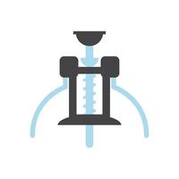 wine corkscrew tool isolated icon vector