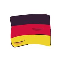 bandera de alemania, país, aislado, icono vector
