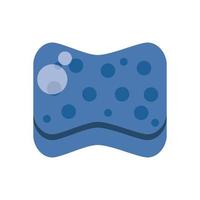 clean sponge flat style icon vector