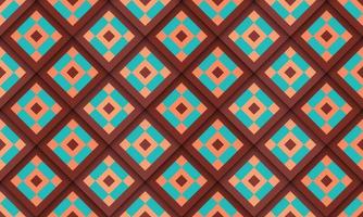 Geometric groovy pattern simple design vector