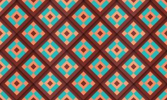 Geometric groovy pattern simple design vector