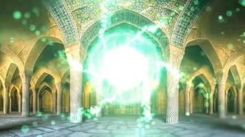 vídeo de fundo do modelo de introdução islâmica grátis