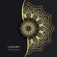 diseño de fondo de mandala ornamental de lujo decorativo vector