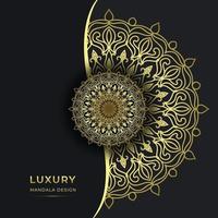 diseño de fondo de mandala ornamental de lujo decorativo vector