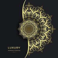 diseño de fondo de mandala ornamental de lujo decorativo vector