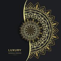 Decorative Luxury Ornamental Mandala Background Design vector