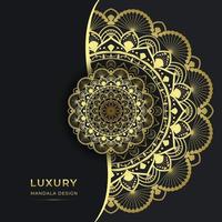 Decorative Luxury Ornamental Mandala Background Design vector