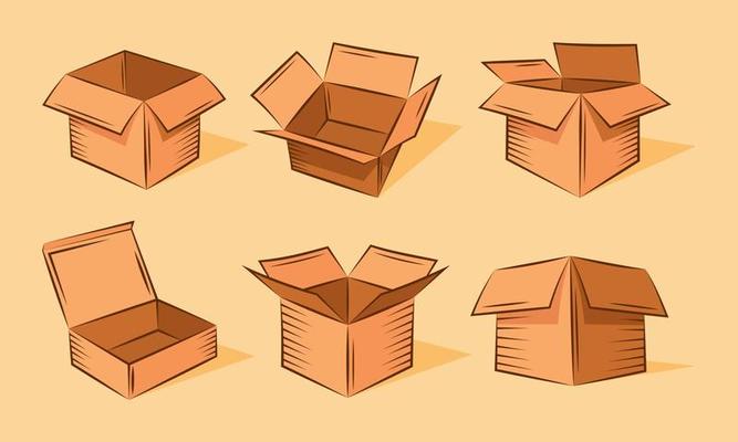 free clipart cardboard box