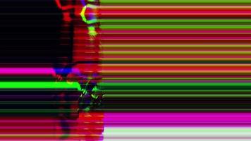 slechte transmissie-overlay. glitch achtergrond. geometrische fout. video