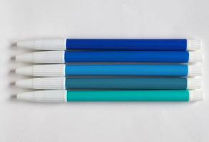 blue felt tip pen photo