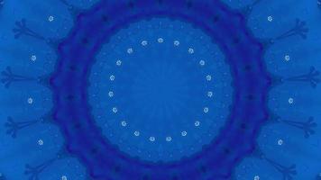 Mandala symmetric transition. Botanical abstract background. video
