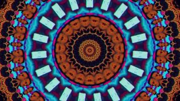 Mandala abstrakter Hintergrund, Meditationsmagie verziert. spirituelle Bewegung. kosmisches Chakra. video