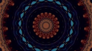 Fondo abstracto de mandala, magia de meditación ornamentada. movimiento espiritual. chakra cósmico. video