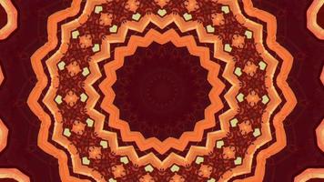 Floral abstract background. Kaleidoscope pattern, whimsical explosion. video