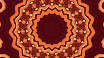 Floral abstract background. Kaleidoscope pattern, whimsical explosion. video