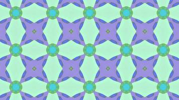 abstrakt symmetrisk mångfärgad kalejdoskop bakgrund. video