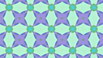 Abstract symmetrical multicolored kaleidoscope background. video