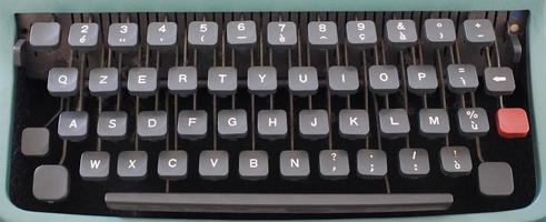 vintage typewriter keyboard photo