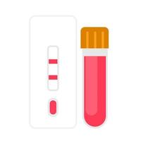 Illustration vector graphic of PCR Rapid Test