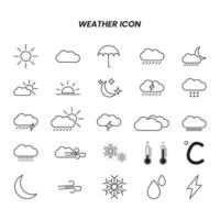 Weather icon set Vector For Web, Presentation, Logo, Icon, Etc
