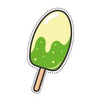 ice cream patch vector