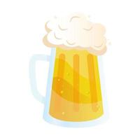 jarra de cerveza, bebida, aislado, icono